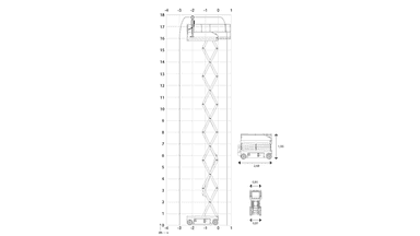 Saxlift Batteri 18 m (begrænset antal - kun i udvalgte afd.)*