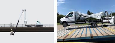 Billift, knækarm, 24m, u. fører 