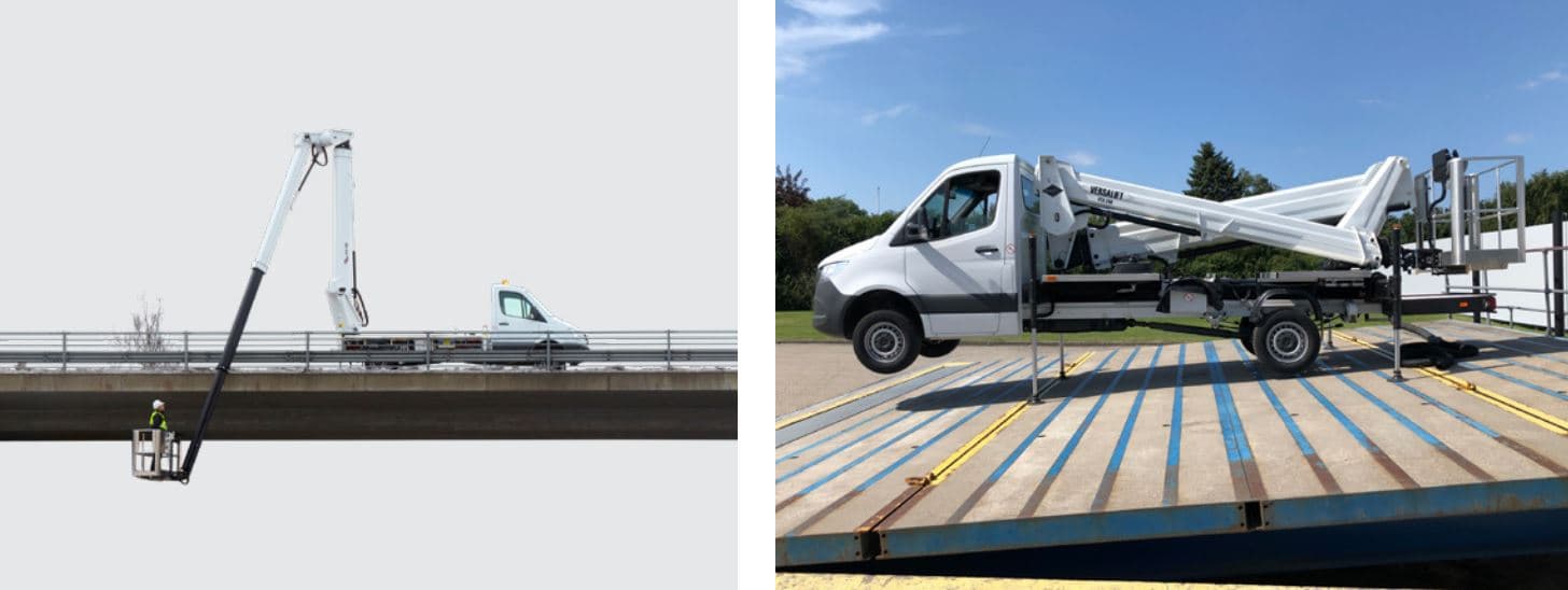 Billift, knækarm, 24m, u. fører 