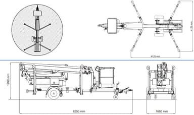 Articulated Trailerlift 17 m