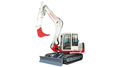 Wheeled Excavator 14-16T, approved for Rail