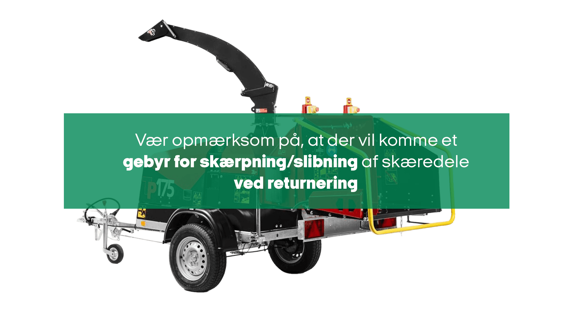Flishugger, max. Ø175mm, trailermn. Batt. (begrænset antal - kun i udvalgte afd.)*