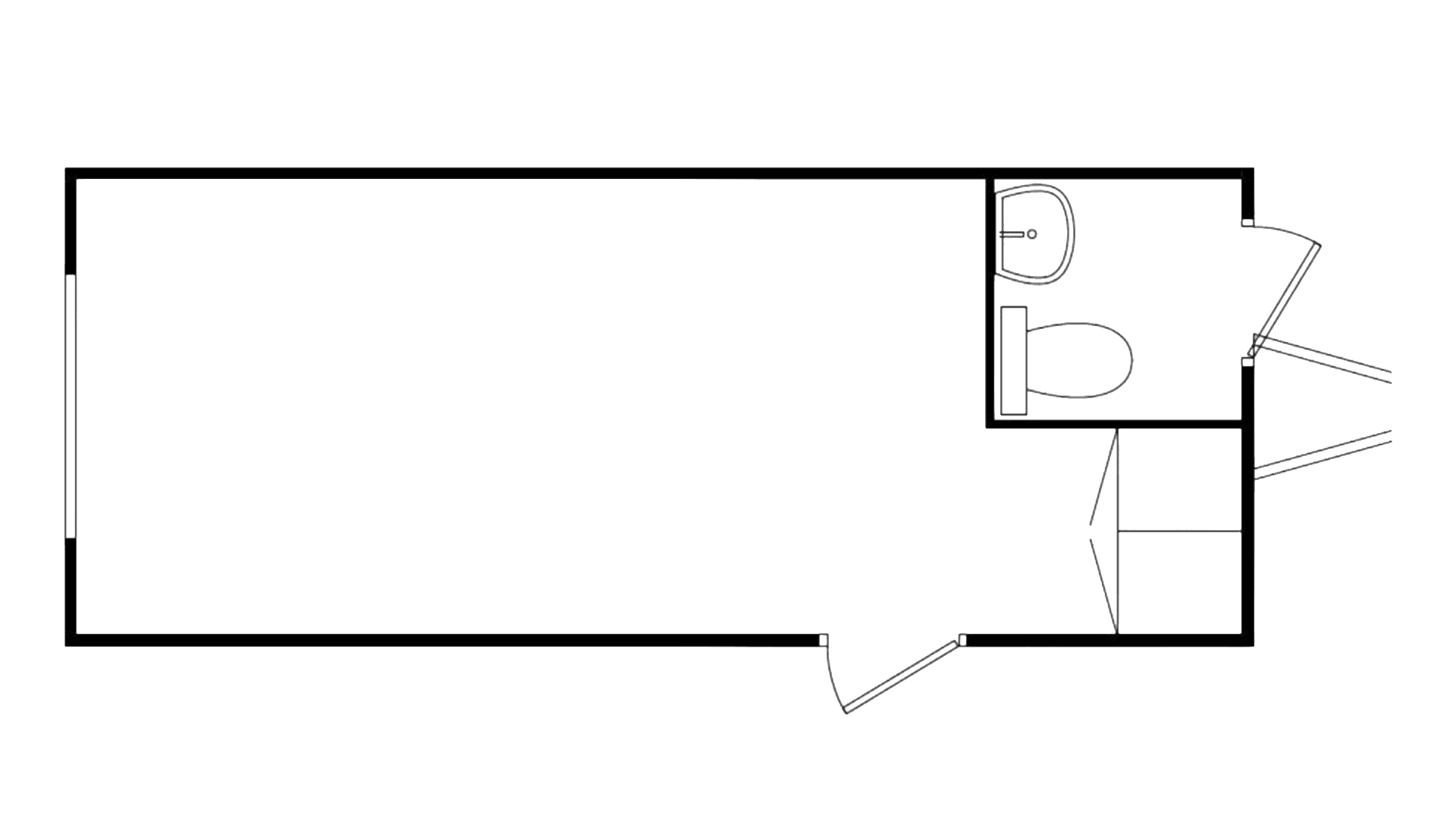 8/10 pers. kontor m. toilet m. kværn