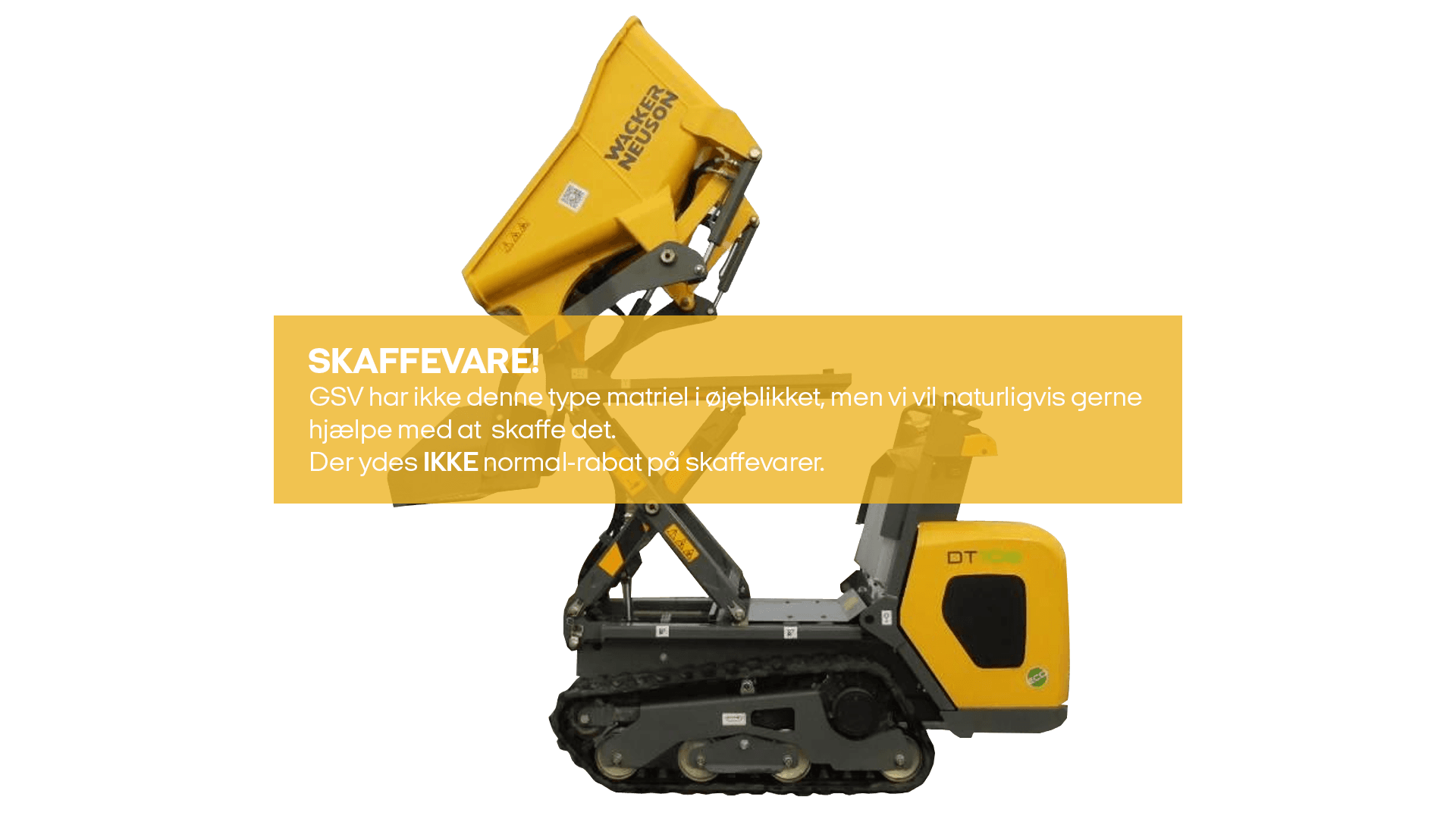 Motorbør Batteri på bånd selvlæsser og højtip - SKAFFEVARE. Ikke standard sortiment