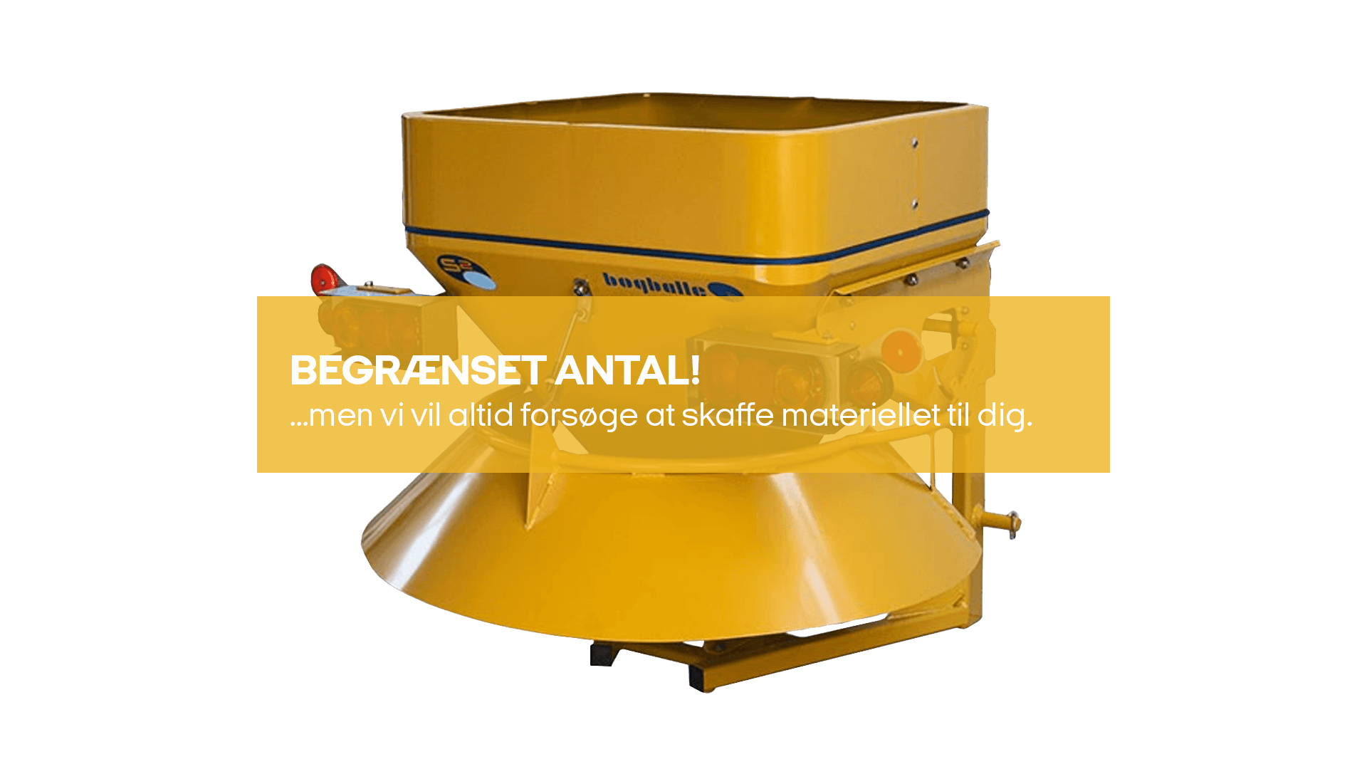 Saltspreder til minitraktor 500 L (begrænset antal - kun i udvalgte afd.)*