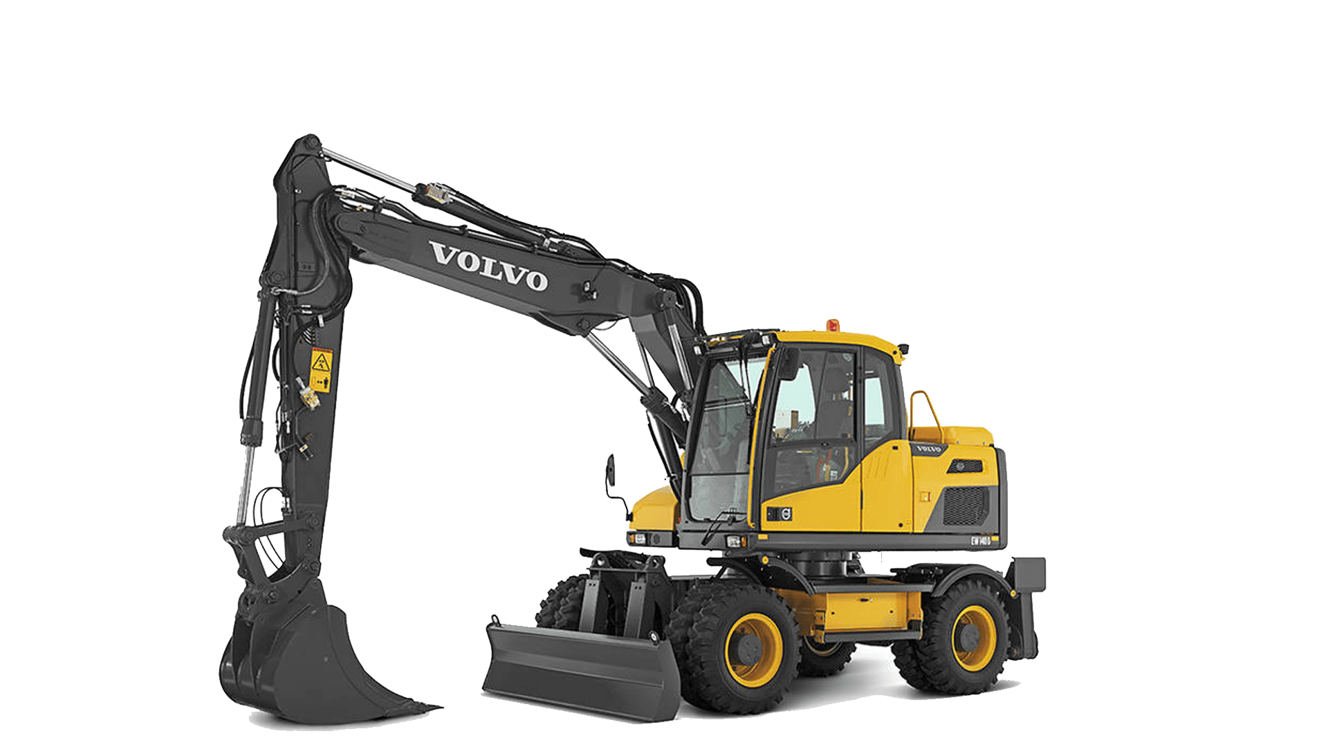 Gummihjulsgraver 16 t (skaffevare! - ikke i standard sortiment)*