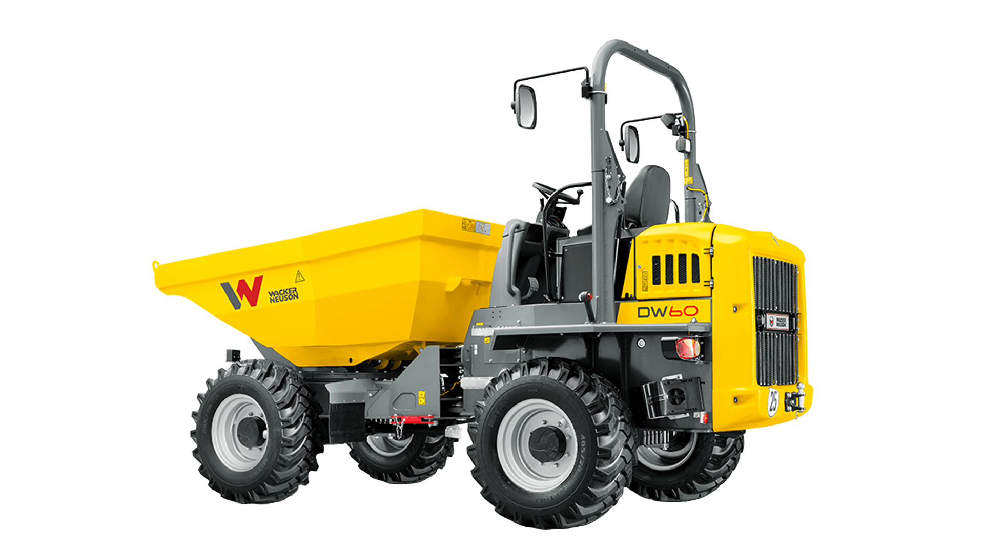 Dumper 6 T 3,2 m³ med svirvel