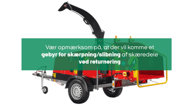 Wood Chipper, Trailermounted 6"- 7"