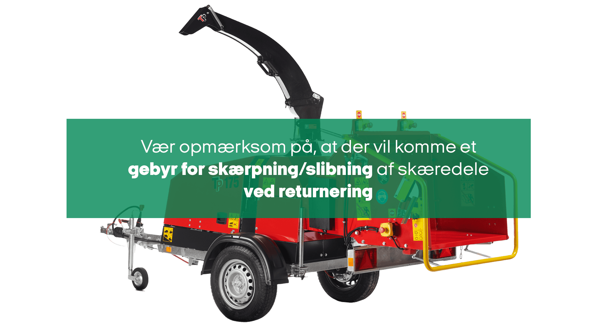 Wood Chipper, Trailermounted 6"- 7"