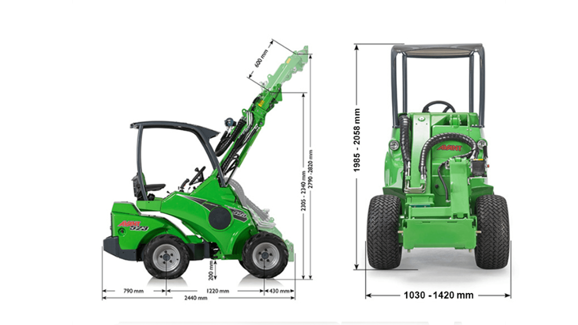 Gummiged 1,2 T u. hus på gas (begrænset antal - kun i udvalgte afd.)*