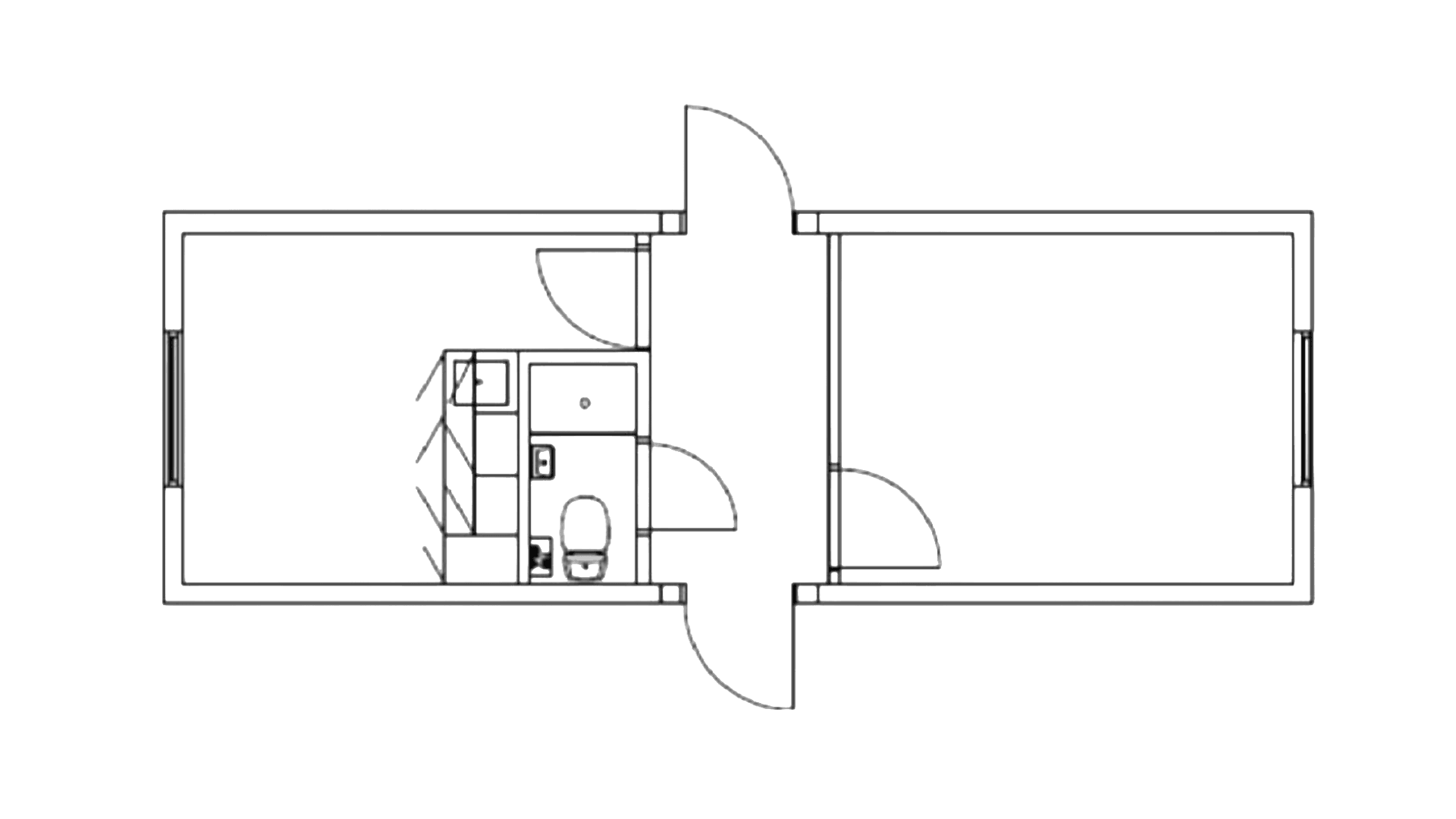 Formandsmodul m. toilet og bad Maxi