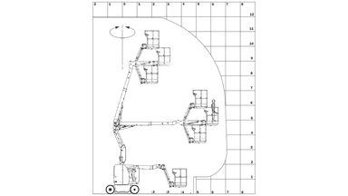 Bomlift Batteri 12 m