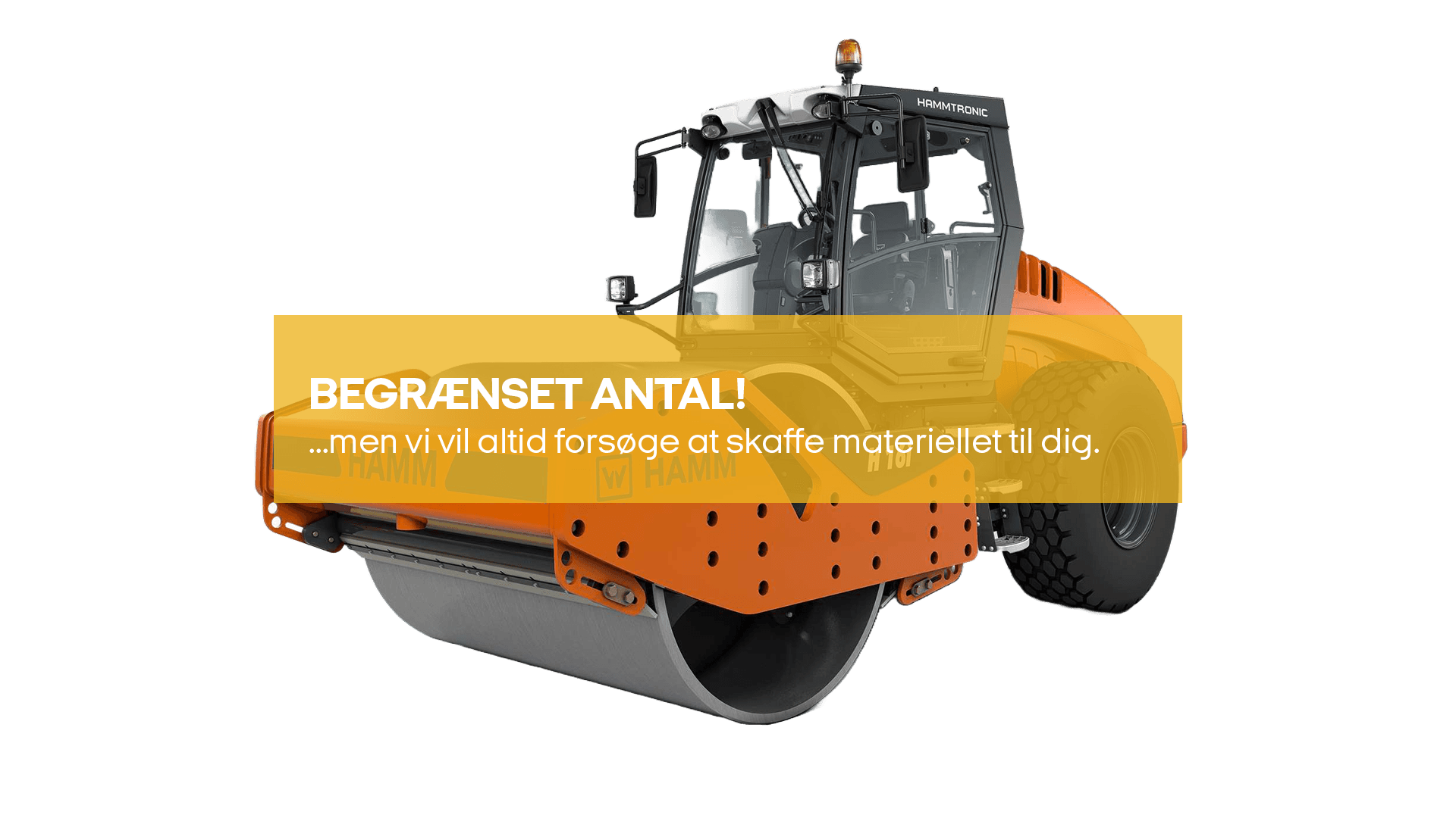 Tromle (valsetog) 16 - 18 T (begrænset antal - kun i udvalgte afd.)*