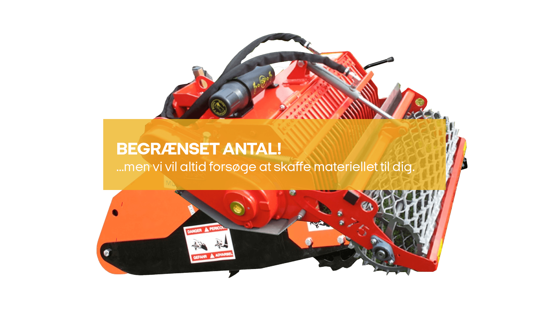 Stennedlægningsfræser til 2-hjulet traktor (begrænset antal - kun i udvalgte afd.)*