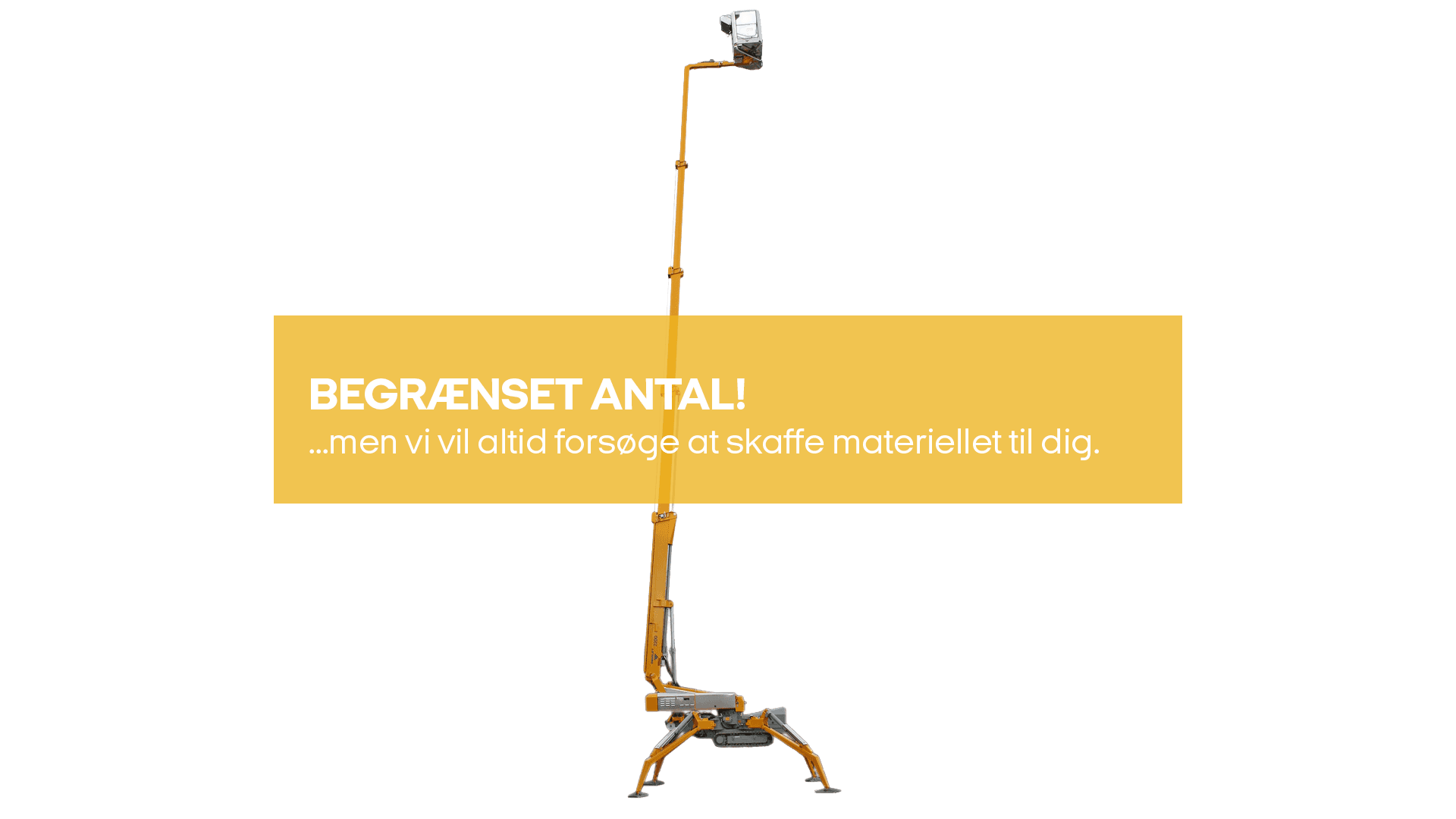 Bæltelift 23m Ligearmslift (begrænset antal - kun i udvalgte afd.)*