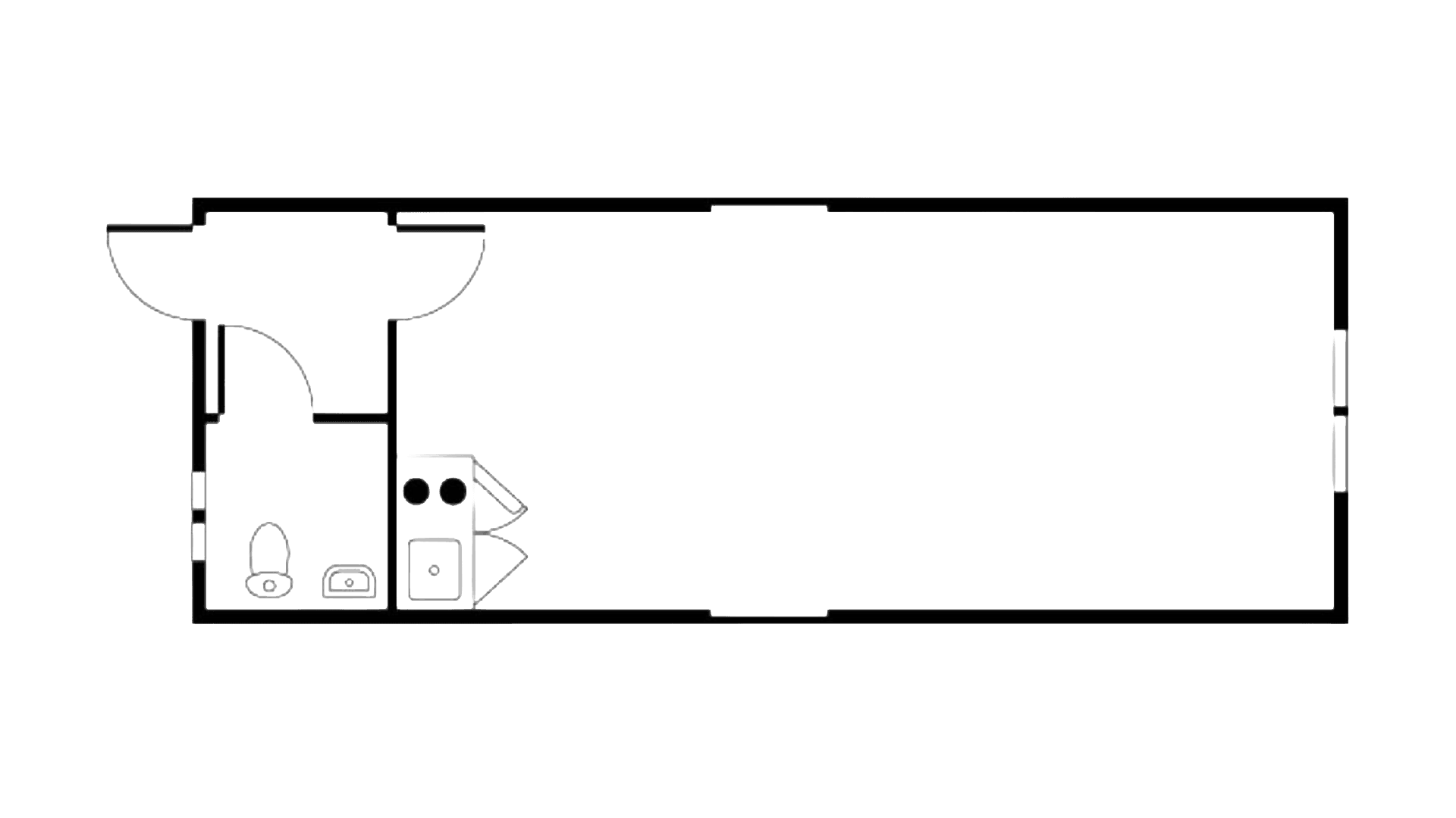 Formandsmodul m. toilet m. gavlindgang