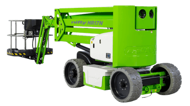 Knækarmsbomlift, smal, Hybrid17 m