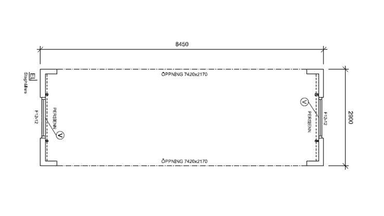 Office Module K2, both sides open ECO-LINE
