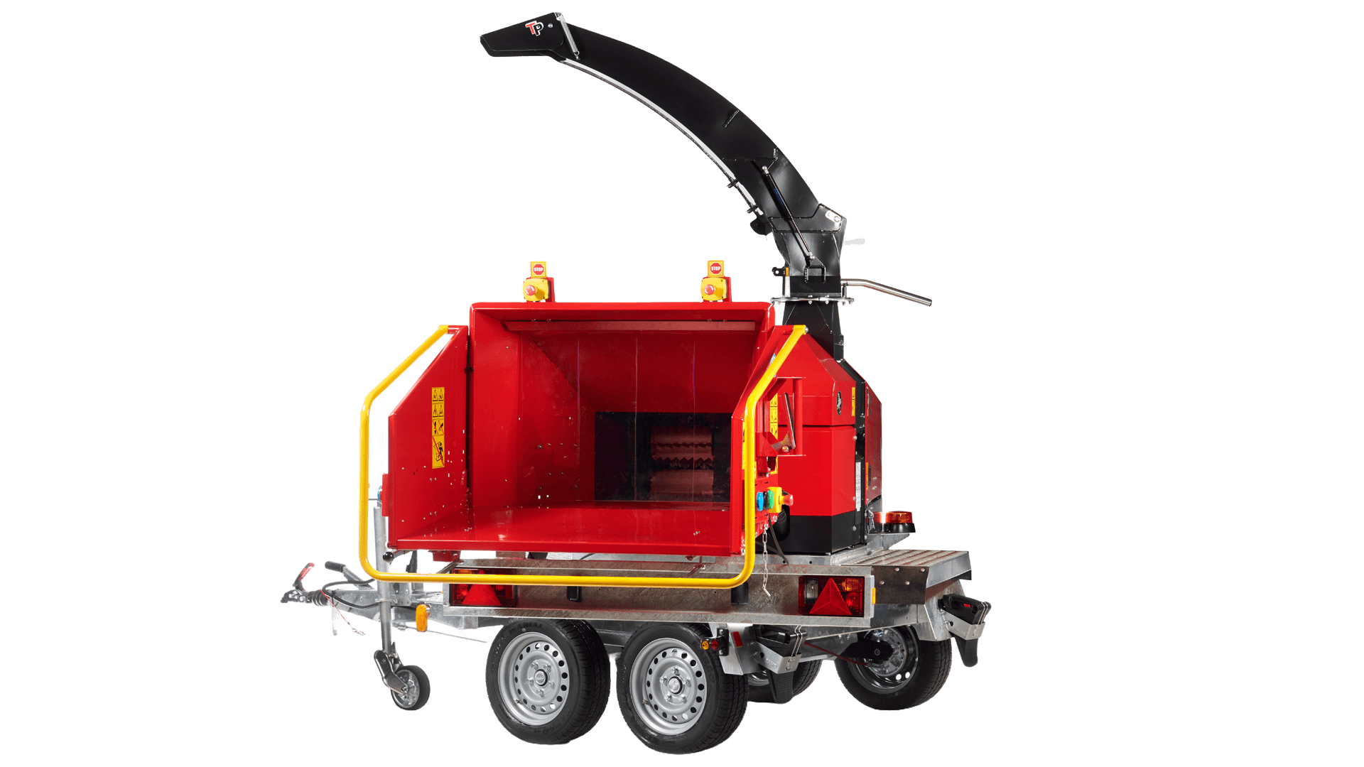 Wood Chipper, Trailermounted 7"- 8"