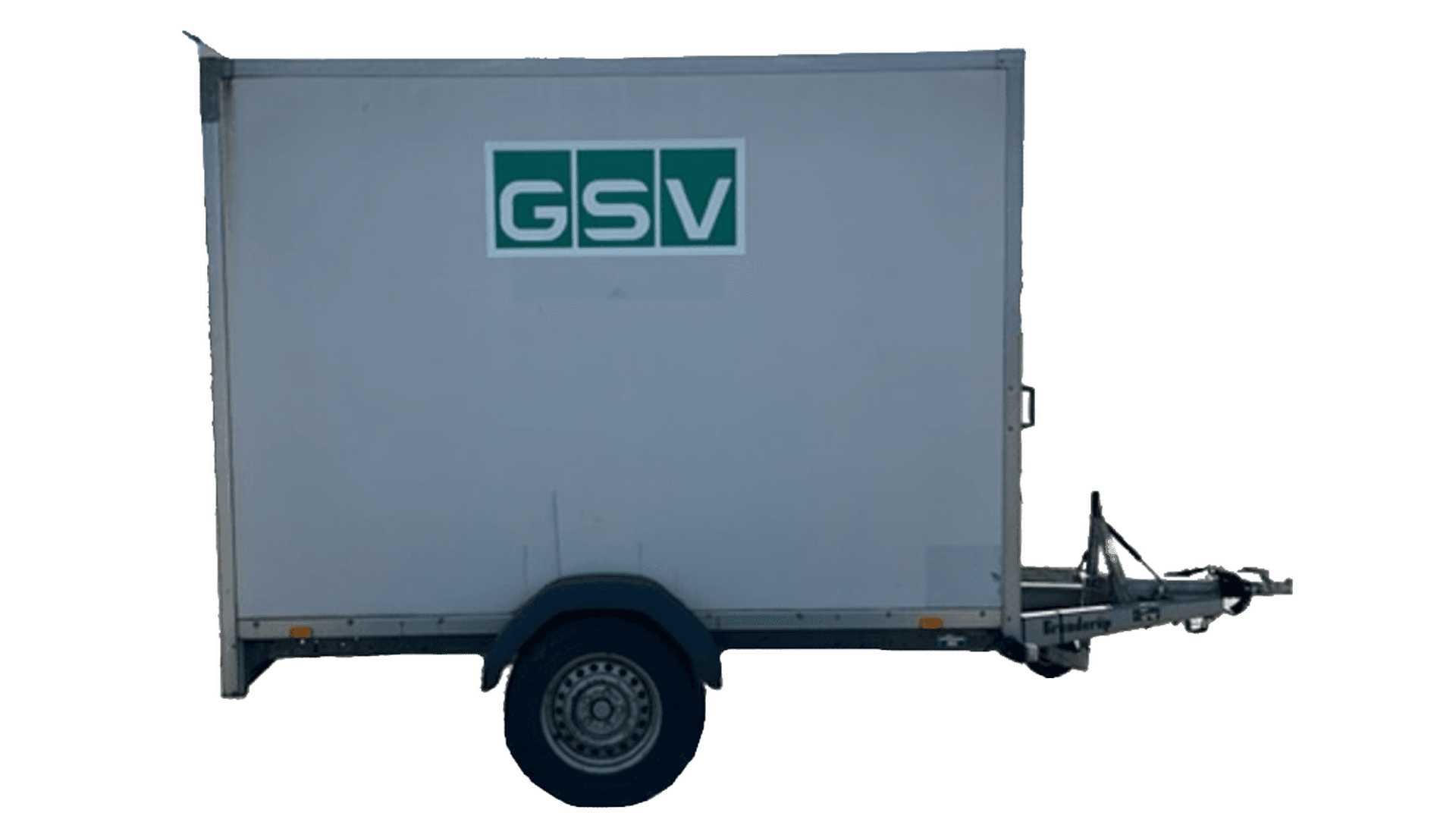 Lukket trailer 1300kg 1 akslet