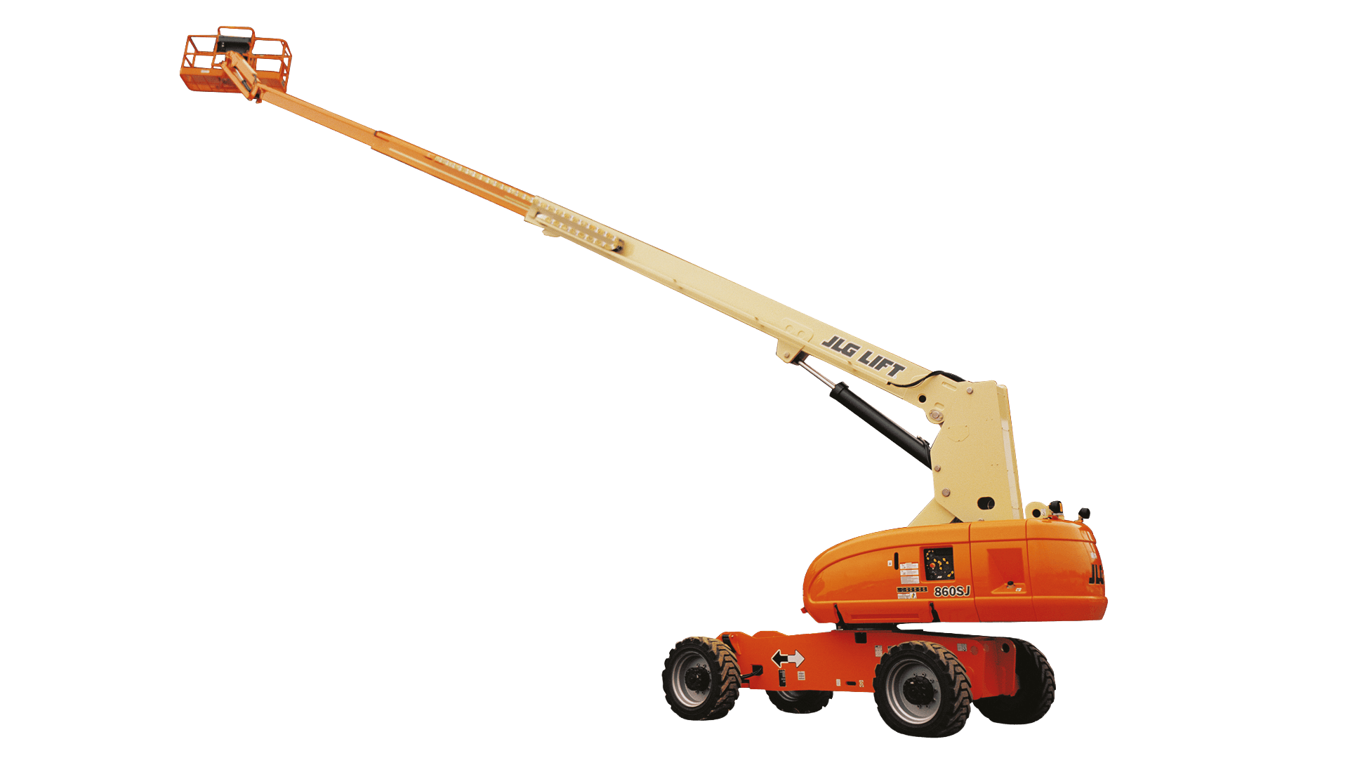 Dieselbomlift, 28m ligearm