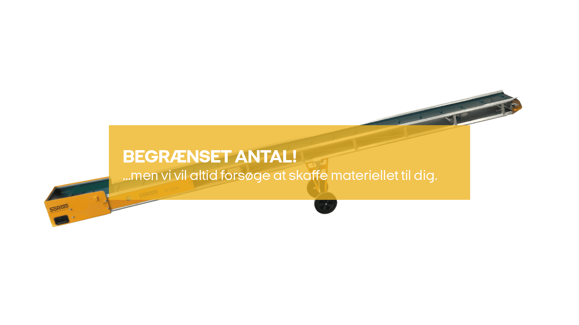 Transportbånd 8,0m (begrænset antal - kun i udvalgte afd.)*