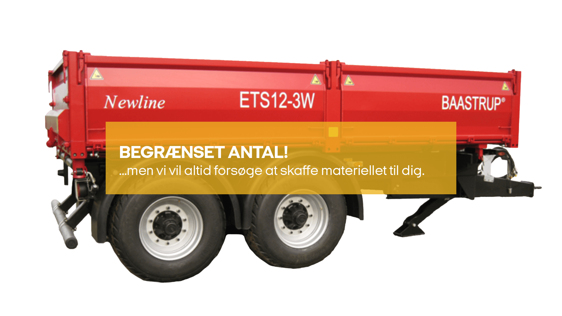 Jordvogn 12T m/ 3 vejstip til traktor (begrænset antal - kun i udvalgte afd.)*