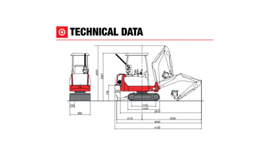 Compact Crawler Excavator, 1.9 ton - Bi-Energy