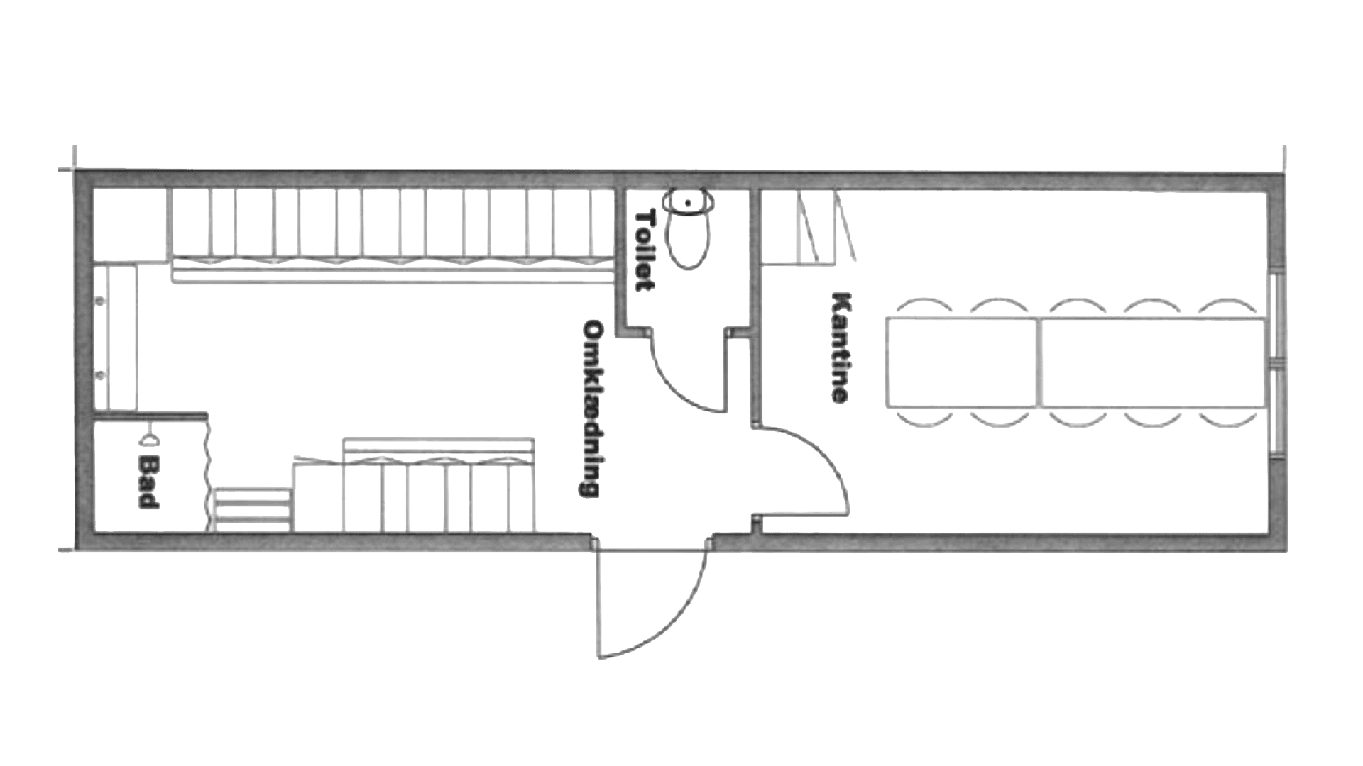 10 pers. Mandskabsmodul S Venstre