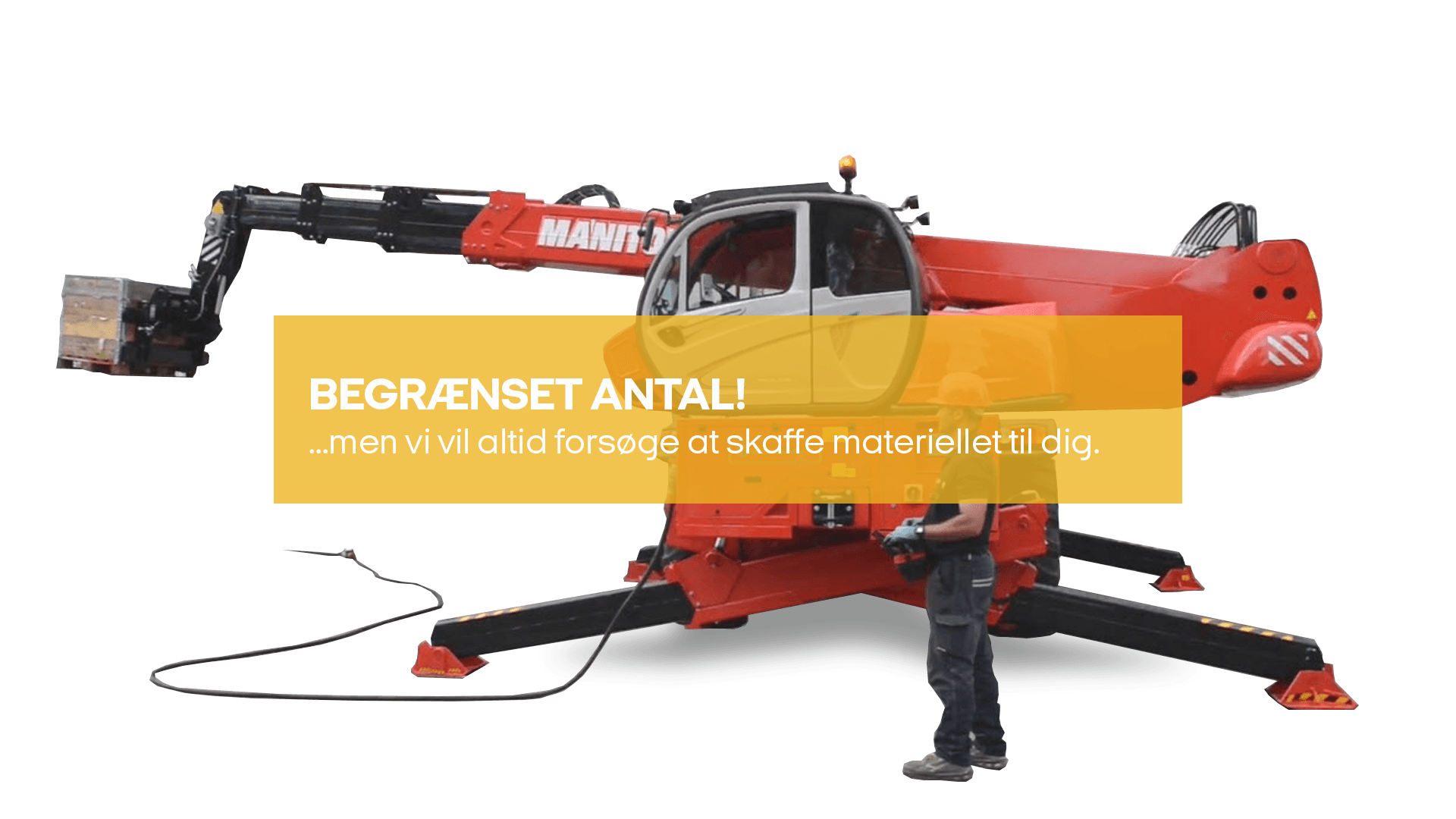 Rotationslæsser, 5T / 25m, Bi-energy (el/diesel) (begrænset antal - kun i udvalgte afd.)*