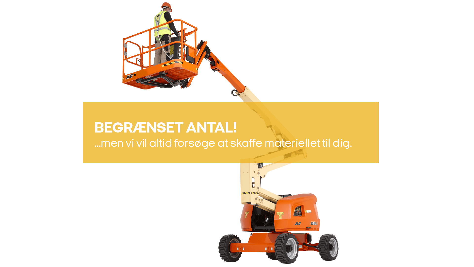 Dieselbomlift, 15m knækarm (begrænset antal - kun i udvalgte afd.)*