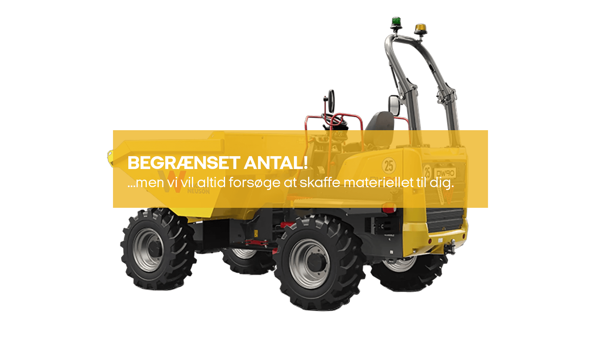 Dumper 9T, dualview, bag & sidetip, diesel