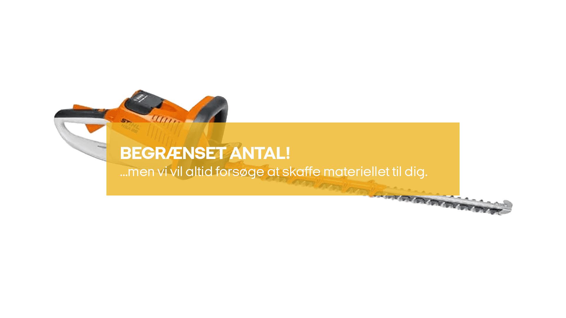 Hækkeklipper, batteri (begrænset antal - kun i udvalgte afd.)*