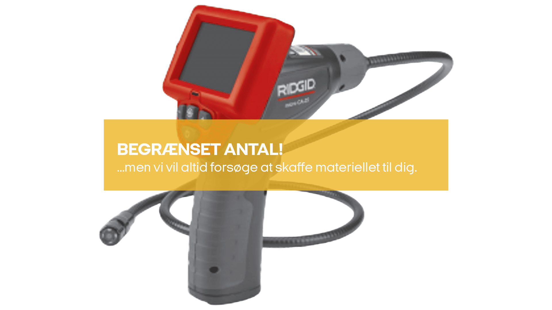 Inspektionskamera uden optager (begrænset antal - kun i udvalgte afd.)*