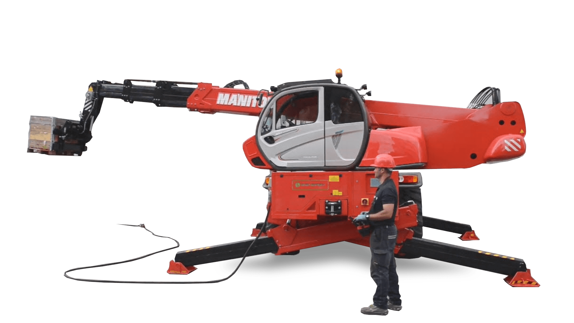 Rotationslæsser, 5T / 25m, Bi-energy (el/diesel) (begrænset antal - kun i udvalgte afd.)*