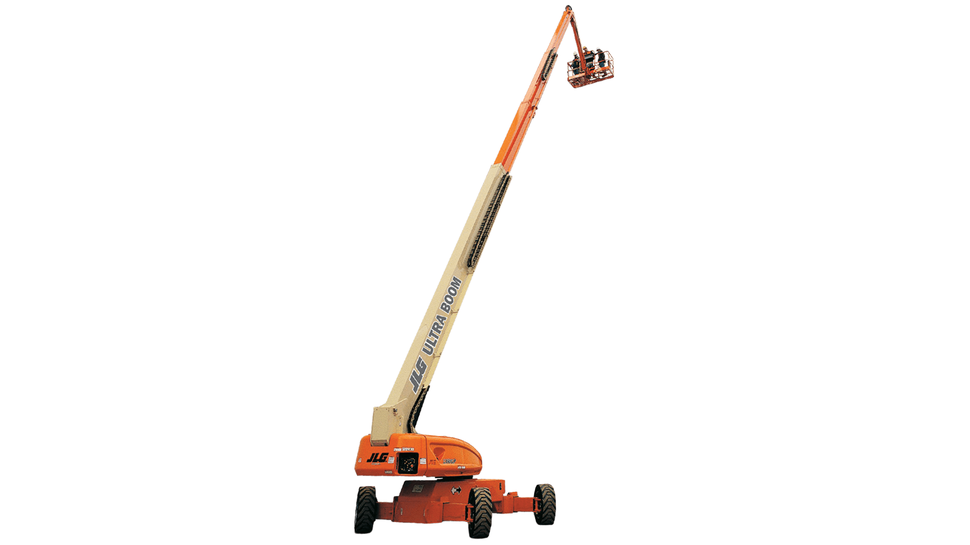 Dieselbomlift, 43m ligearm 4x4