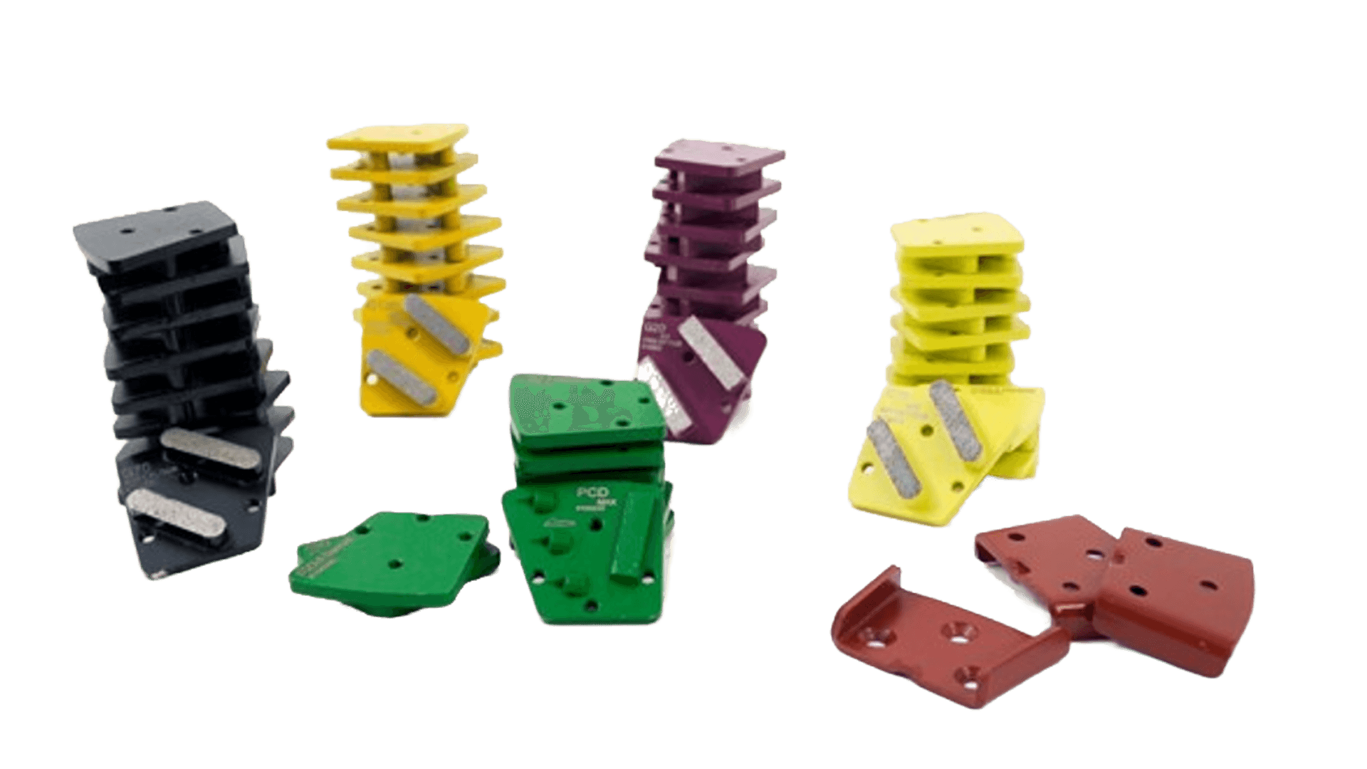 SCANMASKIN Diamantsegment sæt, Brun - anvendes til gamle og hårde gulve