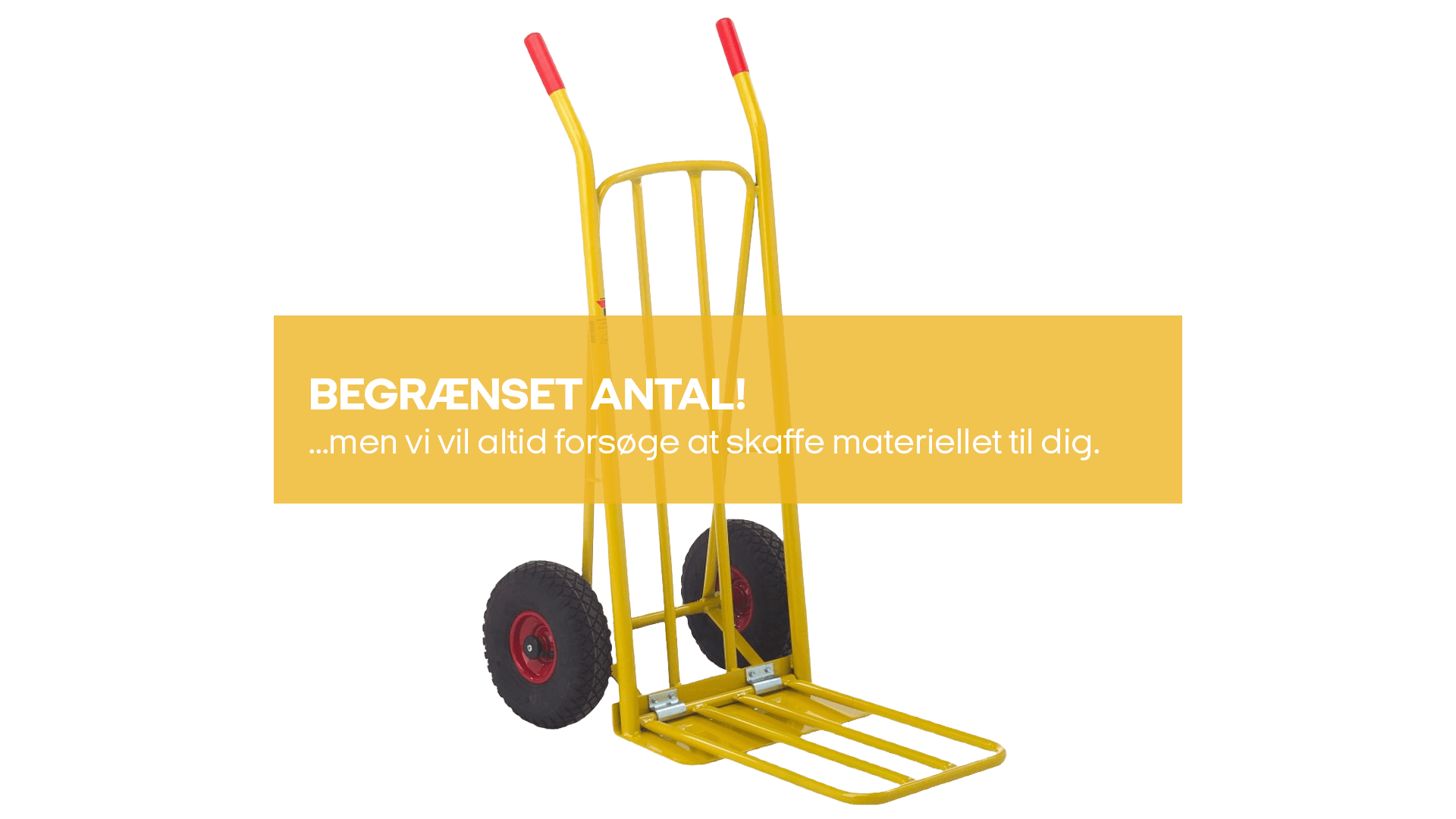 Sækkevogn (begrænset antal - kun i udvalgte afd.)*
