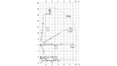 Trailerlift 18m knækarm batteri