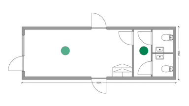 Entre modul m. 2 toiletter Maxi