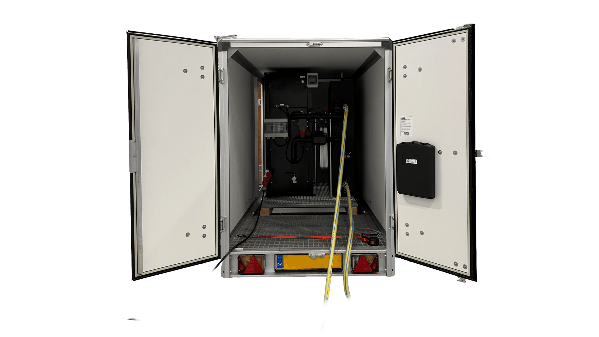 Varmepumpe 30kW, trailermonteret