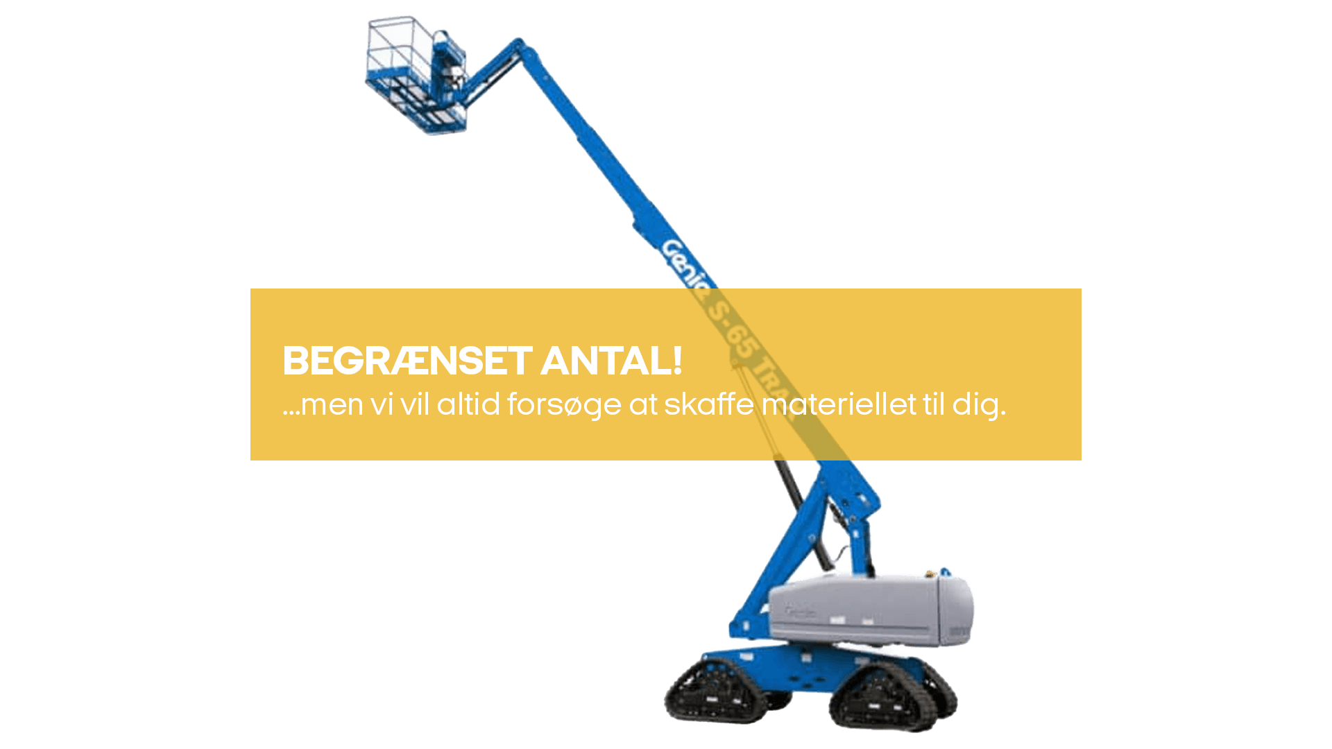 Telescopic Boomlift 22 m Crawler Diesel