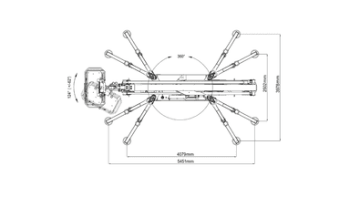 Bæltelift 23m Knækarmslift