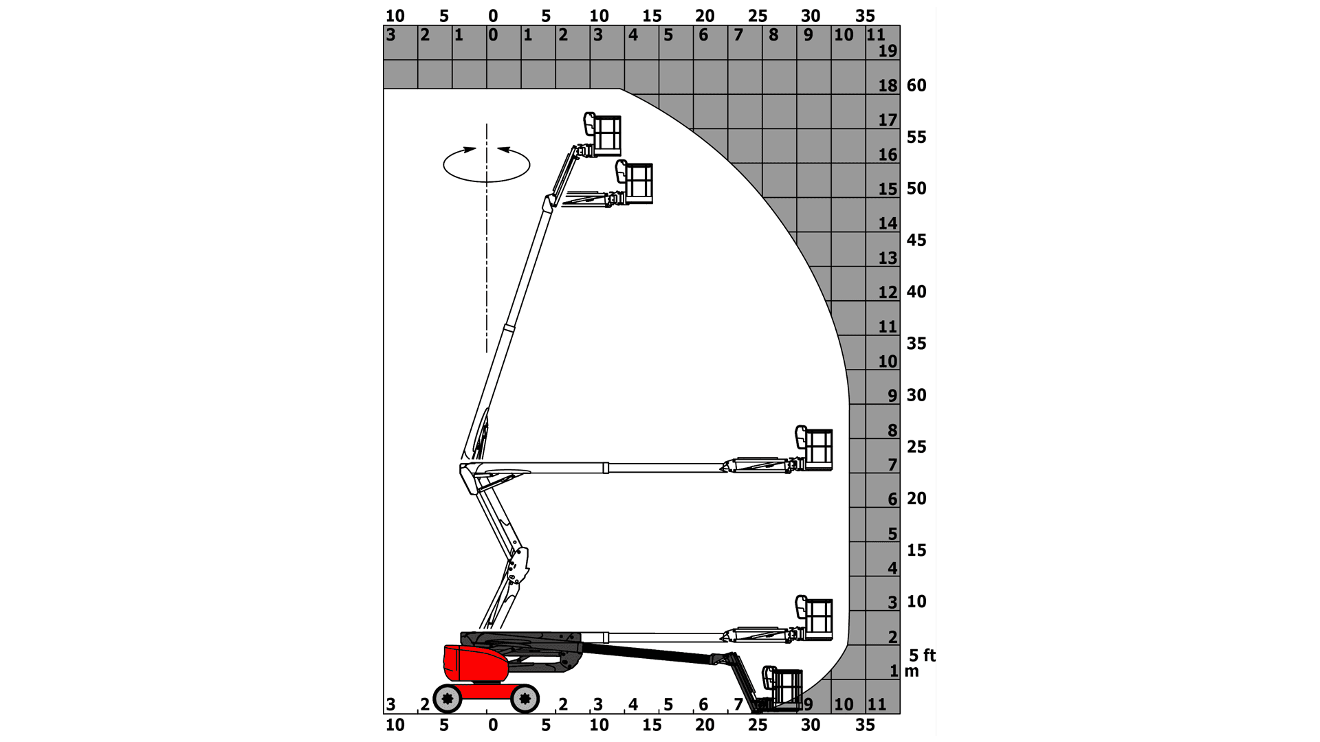 Bomlift Diesel 18m 4x4