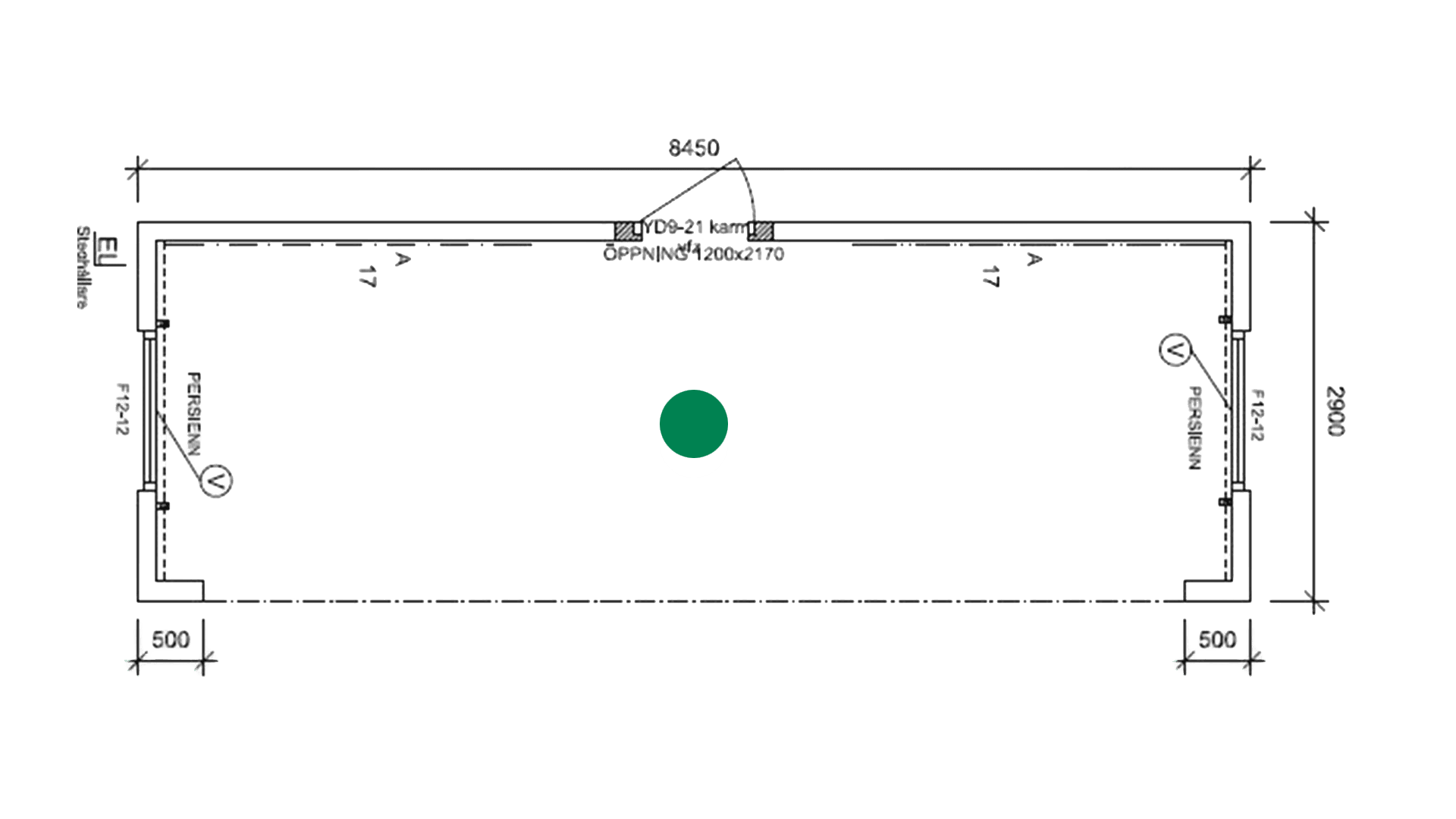 Storrumsmodul ECO m. venstre langside