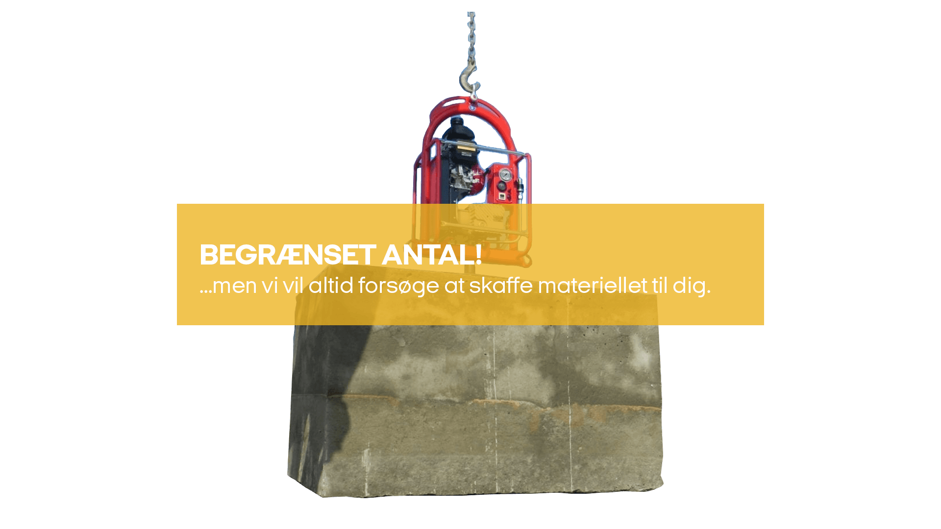 Vacuum Tile/Slab Lifter, WLL 8000kg, Petrol