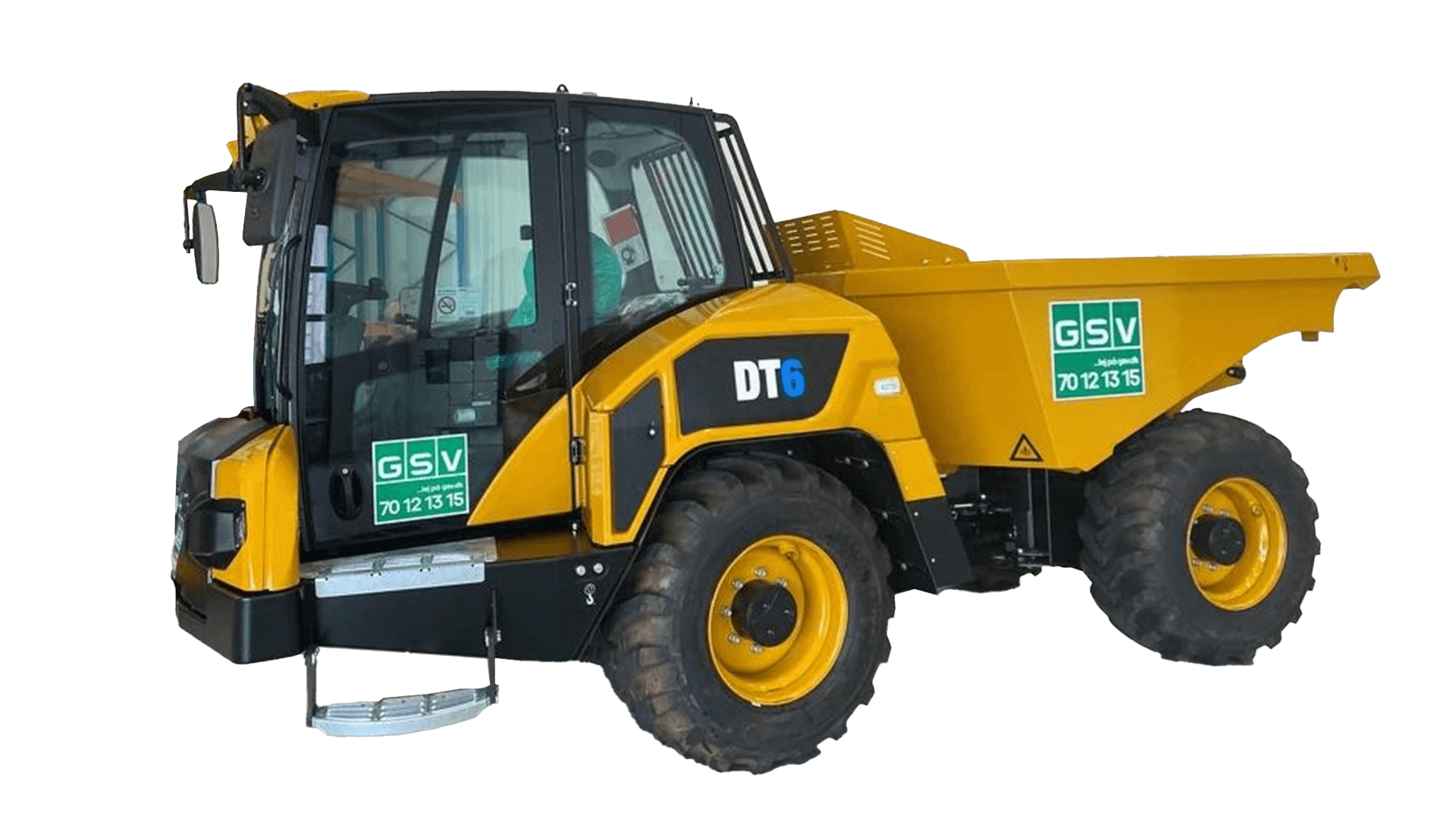 Dumper, elektrisk m. bag/sidetip, 6T (begrænset antal - kun i udvalgte afd.)*