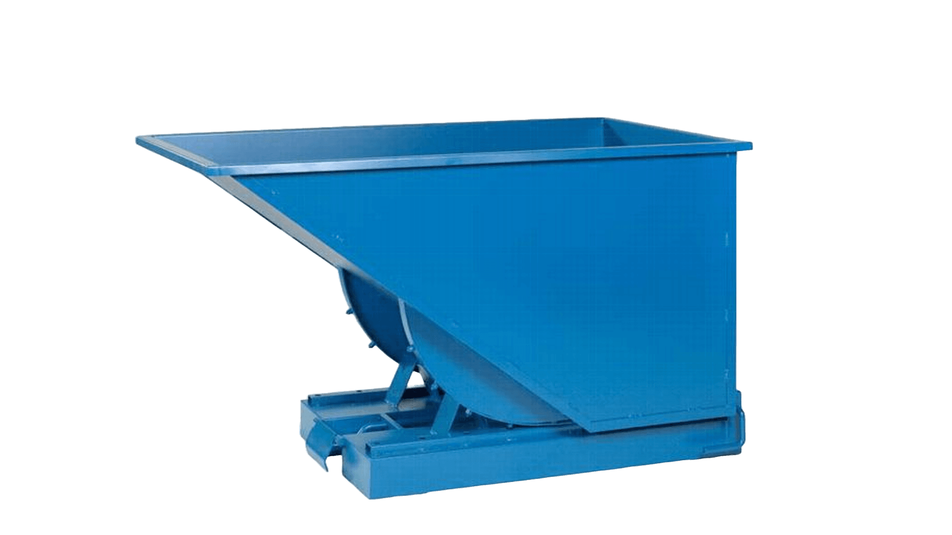 Tipcontainer m/ gaffellommer til truck, 600 liter