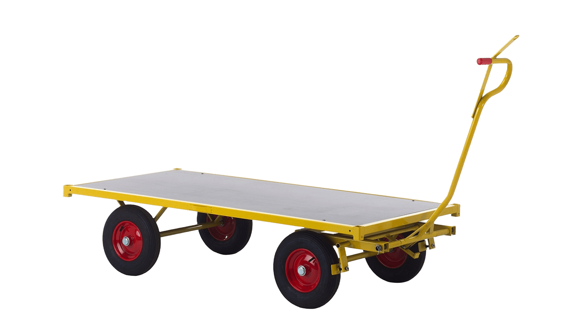 Trækvogn med køreplader - PVC 10 stk.