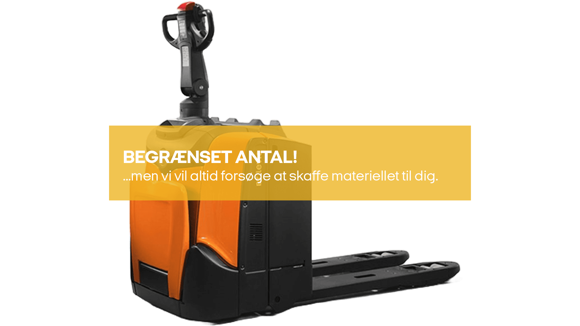 Palleløfter el 2.0T m/ ståplade (begrænset antal - kun i udvalgte afd.)*